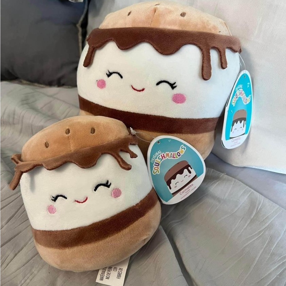 Squishmallows Carmelita 5” and 7.5” NWTS set of 2
